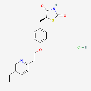 Pioglitazone hydrochloride, (S)-