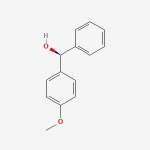 molecular formula C14H14O2 B8254142 (S)-4-methoxybenzhydrol 