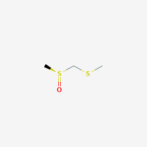molecular formula C3H8OS2 B8254149 methylsulfanyl-[(S)-methylsulfinyl]methane 