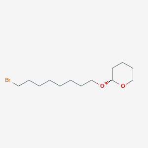 molecular formula C13H25BrO2 B8254153 (2R)-2-(8-bromooctoxy)oxane 