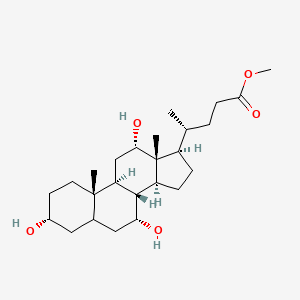 molecular formula C25H42O5 B8254201 Methyl 3alpha,7alpha,12alpha-trihydroxycholanate 