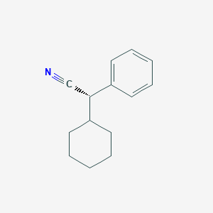 molecular formula C14H17N B8254202 (2S)-2-cyclohexyl-2-phenylacetonitrile 