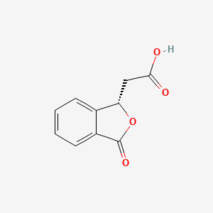 2-[(1S)-3-oxo-1H-2-benzofuran-1-yl]acetic acid