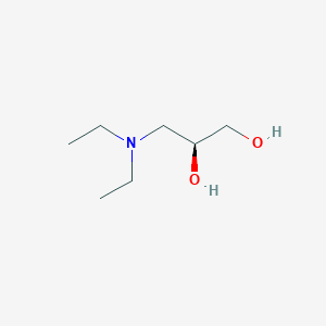 molecular formula C7H17NO2 B8254237 (2S)-3-(diethylamino)propane-1,2-diol 