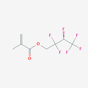 molecular formula C8H8F6O2 B8254250 [(3S)-2,2,3,4,4,4-hexafluorobutyl] 2-methylprop-2-enoate 