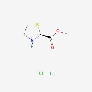 methyl (2S)-1,3-thiazolidine-2-carboxylate;hydrochloride