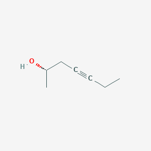 molecular formula C7H12O B8254293 [S,(+)]-4-Heptyne-2-ol 