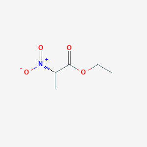 molecular formula C5H9NO4 B8254308 (R,S)-2-Nitro-propionic acid ethyl ester 