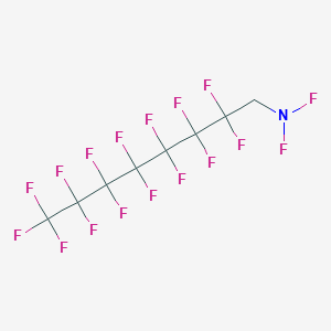 molecular formula C8H2F17N B8254342 N,N,2,2,3,3,4,4,5,5,6,6,7,7,8,8,8-heptadecafluorooctan-1-amine 