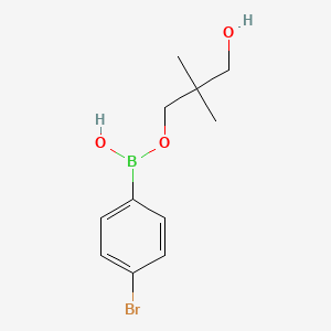 (4-Bromophenyl)-(3-hydroxy-2,2-dimethylpropoxy)borinic acid