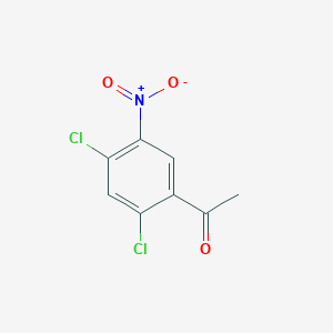 molecular formula C8H5Cl2NO3 B8254407 2',4'-Dichloro-5'-nitro-acetophenone CAS No. 61671-51-0