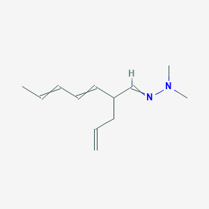 N-methyl-N-(2-prop-2-enylhepta-3,5-dienylideneamino)methanamine