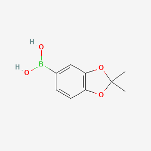 molecular formula C9H11BO4 B8254516 (2,2-Dimethylbenzo[d][1,3]dioxol-5-yl)boronic acid 