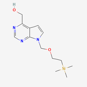 (7-((2-(Trimethylsilyl)ethoxy)methyl)-7H-pyrrolo[2,3-d]pyrimidin-4-yl)methanol