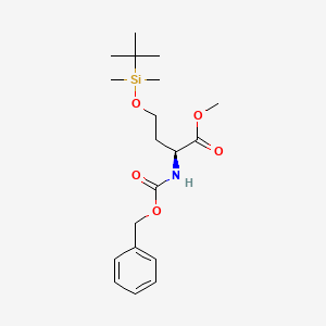 (S)-2-benzyloxycarbonylamino-4-(t-butyl-dimethyl-silanyloxy)-butyric acid methyl ester