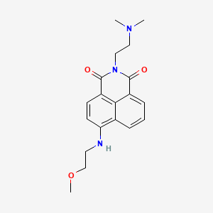molecular formula C19H23N3O3 B8254623 6-Methoxyethylamino-Numonafide 