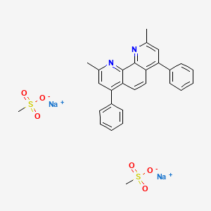 Disodium;2,9-dimethyl-4,7-diphenyl-1,10-phenanthroline;methanesulfonate