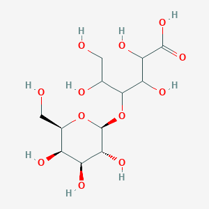 2,3,5,6-tetrahydroxy-4-[(2S,3R,4S,5R,6R)-3,4,5-trihydroxy-6-(hydroxymethyl)tetrahydropyran-2-yl]oxy-hexanoic acid;4-O-beta-D-Galactopyranosyl-D-gluconic Acid