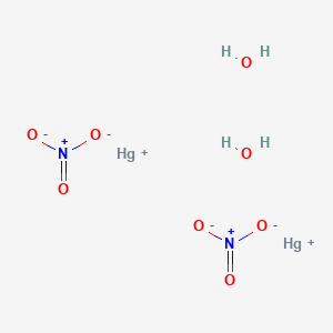 molecular formula H4Hg2N2O8 B8254698 Nitric acid, mercury(1+) salt, dihydrate 