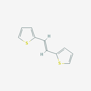 molecular formula C10H8S2 B082547 反式-1,2-二(2-噻吩基)乙烯 CAS No. 13640-78-3
