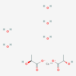 molecular formula C6H20CaO11 B8254734 Calcium L-lactate pentahydrate 