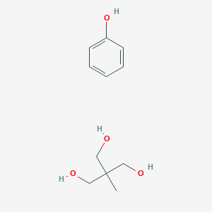 molecular formula C11H18O4 B8254776 2-(Hydroxymethyl)-2-methylpropane-1,3-diol;phenol 