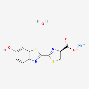 molecular formula C11H9N2NaO4S2 B8254801 D-Luciferin Firefly, sodium salt monohydrate 