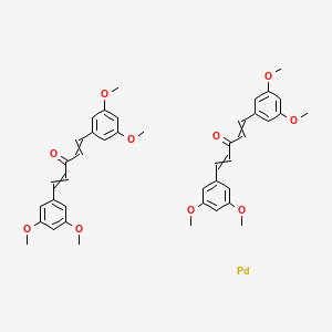 molecular formula C42H44O10Pd B8254870 Bis(3 5 3 5-dimethoxydibenzylideneace 