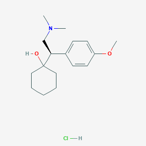 molecular formula C17H28ClNO2 B8254968 盐酸文拉法辛，(R)- CAS No. 93413-47-9