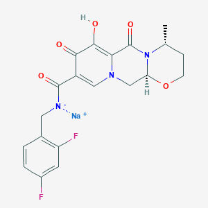 molecular formula C20H18F2N3NaO5 B8255010 CID 154724012 