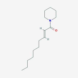 molecular formula C15H27NO B8255033 2-Decen-1-one, 1-(1-piperidinyl)-, (2E)- CAS No. 147030-02-2