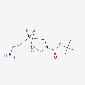 tert-butyl (1S,5R)-6-(aminomethyl)-3-azabicyclo[3.1.1]heptane-3-carboxylate