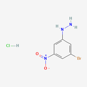 (3-Bromo-5-nitrophenyl)hydrazine hydrochloride