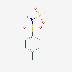 molecular formula C8H11NO4S2 B082551 Benzenesulfonamide, 4-methyl-N-(methylsulfonyl)- CAS No. 14653-91-9