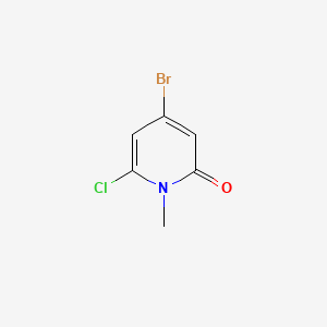 4-bromo-6-chloro-1-methylpyridin-2(1H)-one