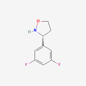 (R)-3-(3,5-Difluorophenyl)isoxazolidine