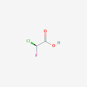 molecular formula C2H2ClFO2 B8255143 (S)-Chlorofluoroacetic acid 