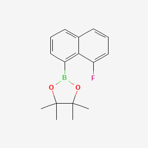 2-(8-Fluoronaphthalen-1-YL)-4,4,5,5-tetramethyl-1,3,2-dioxaborolane