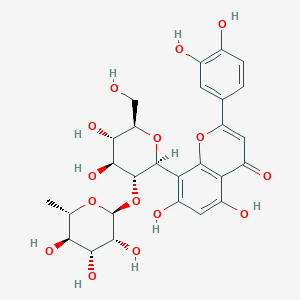 molecular formula C27H30O15 B8255220 异黄苷2''-O-鼠李糖苷 CAS No. 81398-30-3