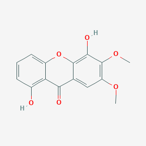 molecular formula C15H12O6 B8255228 1,5-Dihydroxy-6,7-dimethoxyxanthone CAS No. 38710-31-5