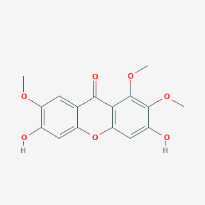 3,6-Dihydroxy-1,2,7-trimethoxy-9H-xanthen-9-one