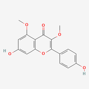 molecular formula C17H14O6 B8255250 Kaempferol 3,5-dimethyl ether CAS No. 1486-65-3