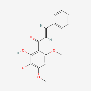 molecular formula C18H18O5 B8255268 2'-Hydroxy-3',4',6'-trimethoxychalcone CAS No. 6971-20-6