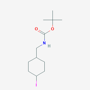 molecular formula C12H22INO2 B8255380 N-Boc-1-(4-iodocyclohexyl)methanamine 