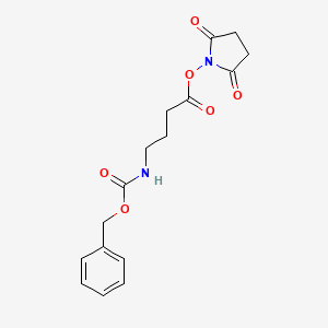 molecular formula C16H18N2O6 B8255451 4-Benzyloxycarbonylamino-butyric acid 2,5-dioxo-pyrrolidin-1-yl ester 