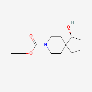 Tert-butyl (4R)-4-hydroxy-8-azaspiro[4.5]decane-8-carboxylate