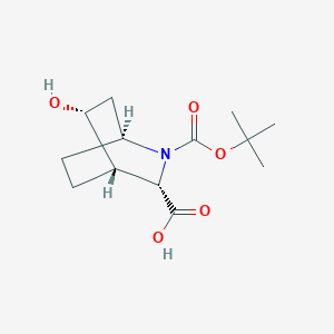 (1S,3S,4S,5R)-2-tert-butoxycarbonyl-5-hydroxy-2-azabicyclo[2.2.2]octane-3-carboxylic acid