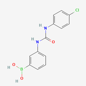 (3-(3-(4-Chlorophenyl)ureido)phenyl)boronic acid