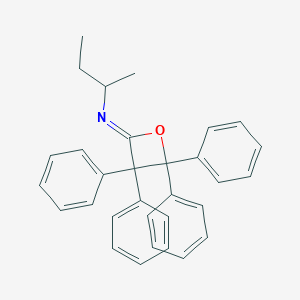 B082556 N-butan-2-yl-3,3,4,4-tetraphenyloxetan-2-imine CAS No. 14253-18-0