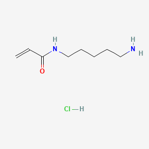 molecular formula C8H17ClN2O B8255707 N-(5-aminopentyl)prop-2-enamide;hydrochloride 